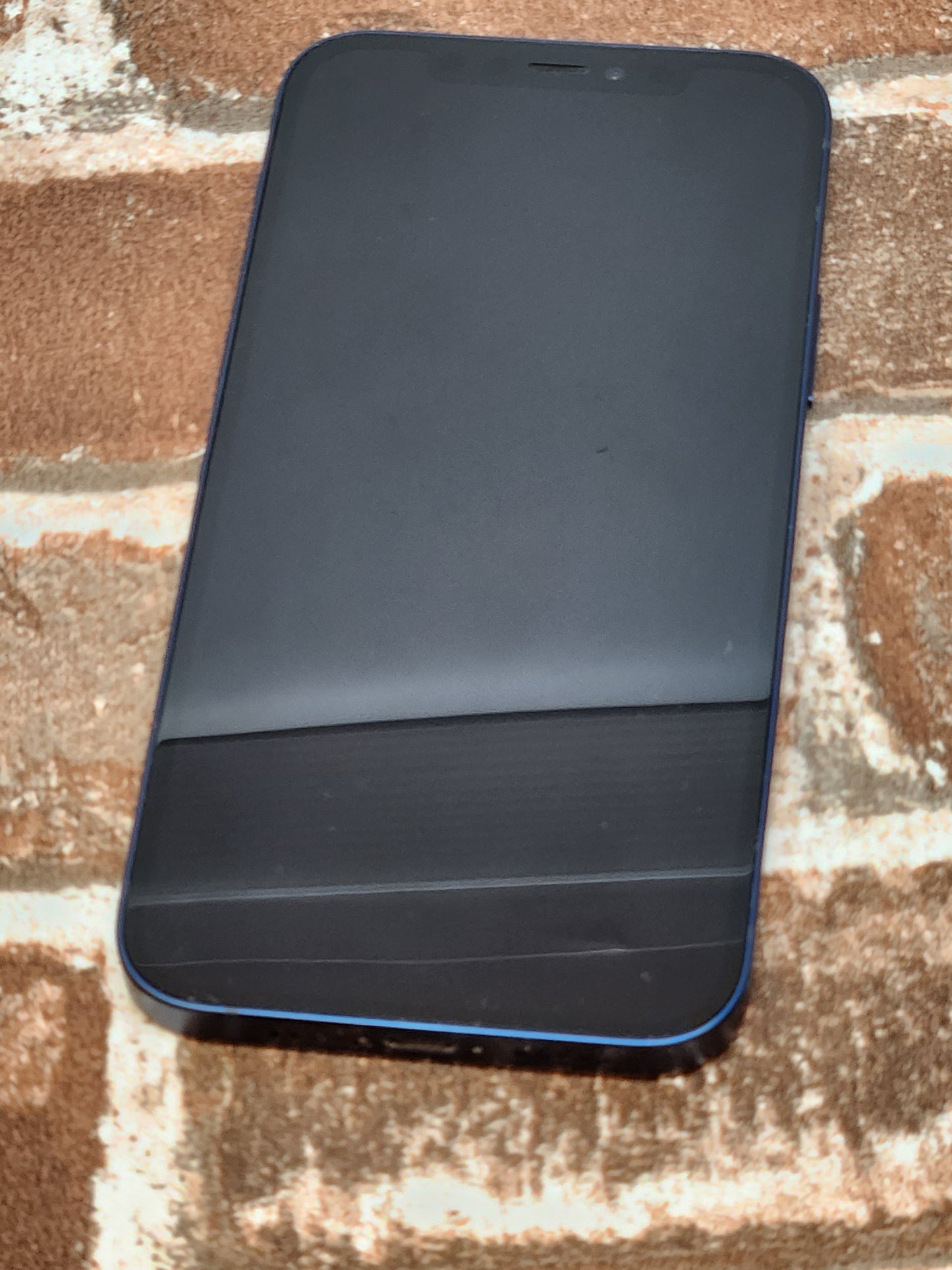 pre-owned iPhone 12. .blue. 128GB. unlocked. iOS 26. Good battery health