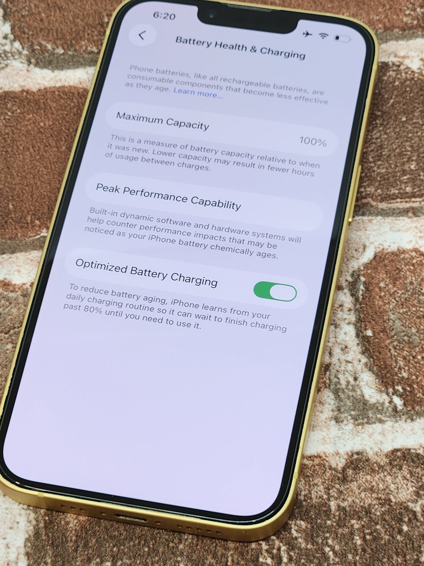 used iphone 14  128GB yellow unlocked  mint condition