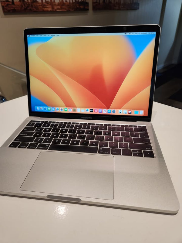Refurbished MacBook Pro 13" (2017) – i5, 16GB RAM, 256GB SSD, Ventura, Silver color