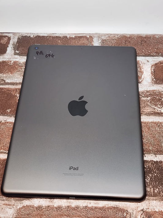 SPECIAL DEALS:  iPad 9th gen, 64GB.  Space Grey color. 9/10 conditon. Refurbished, 90days warranty