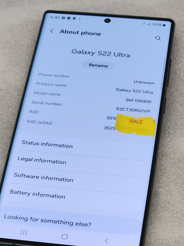 pre-owned Samsung Galaxy S22 Ultra, Unlocked, 256GB Green