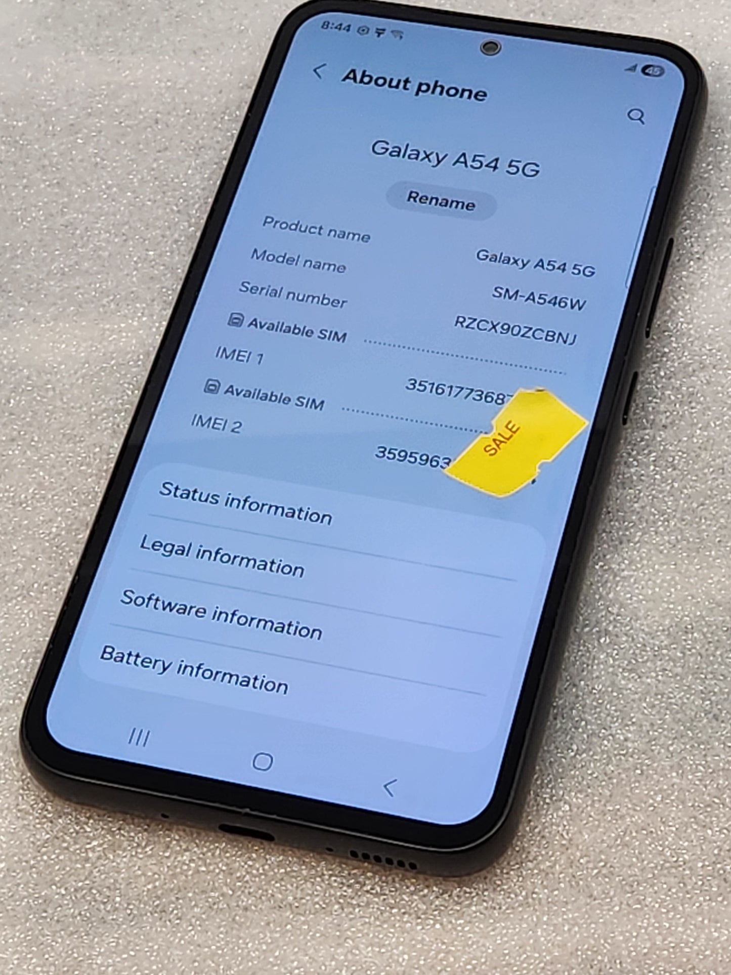 Pre-owned Samsung galaxy A54  unlocked 128gb good condition