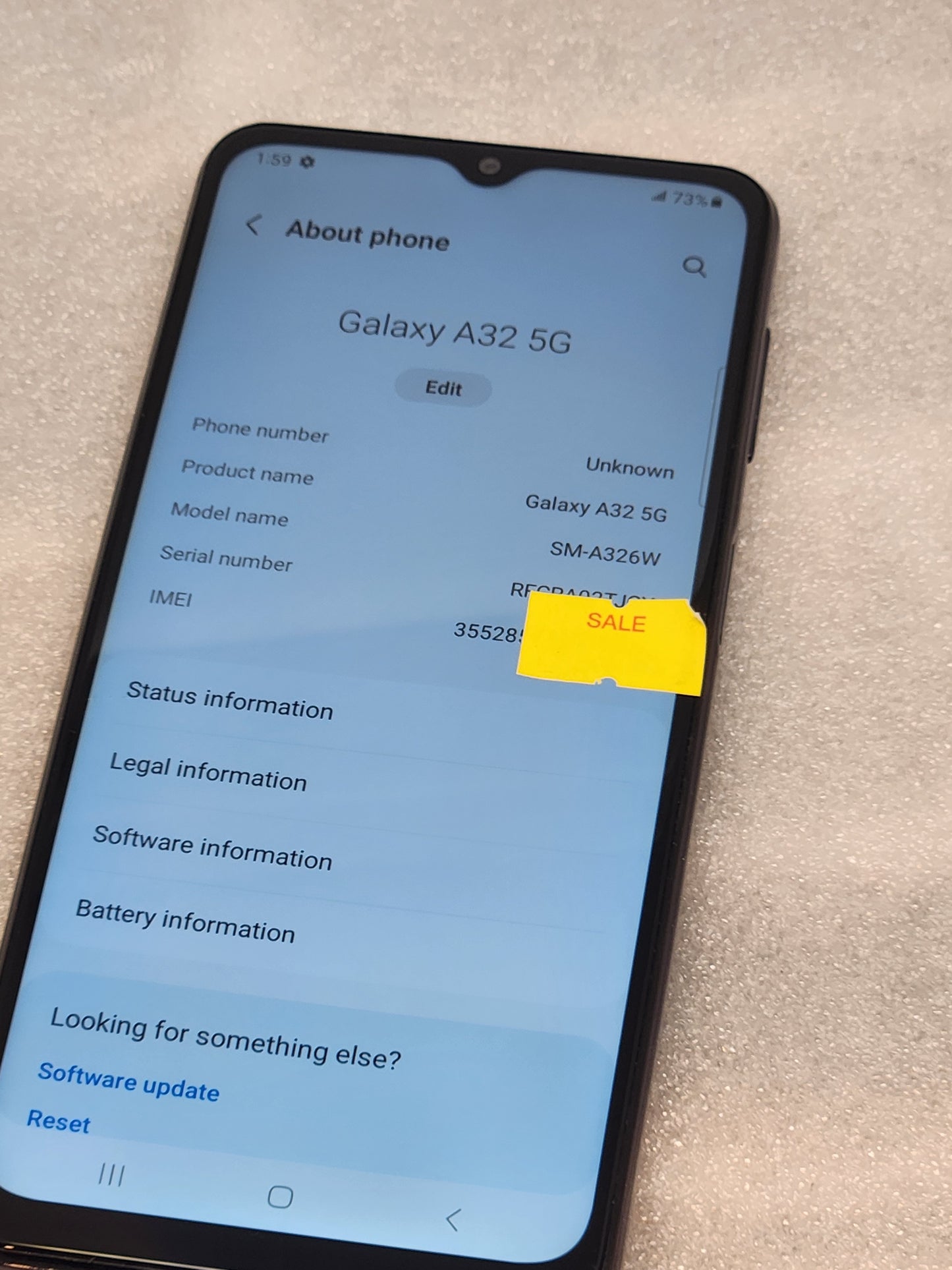 Pre-owned Samsung galaxy A32 5G  unlocked 64gb good condition