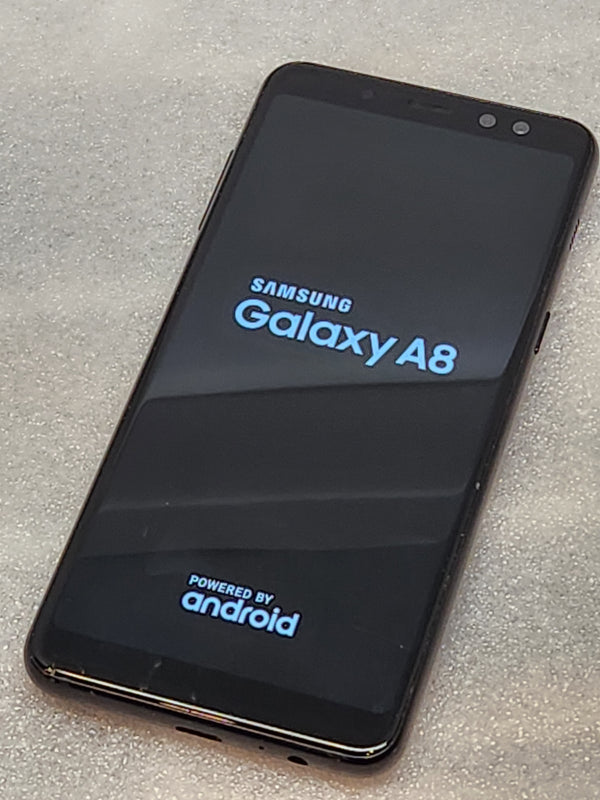 pre-owned samsung galaxy A8 (2018) 32GB unlocked Fair Condition -Android 9