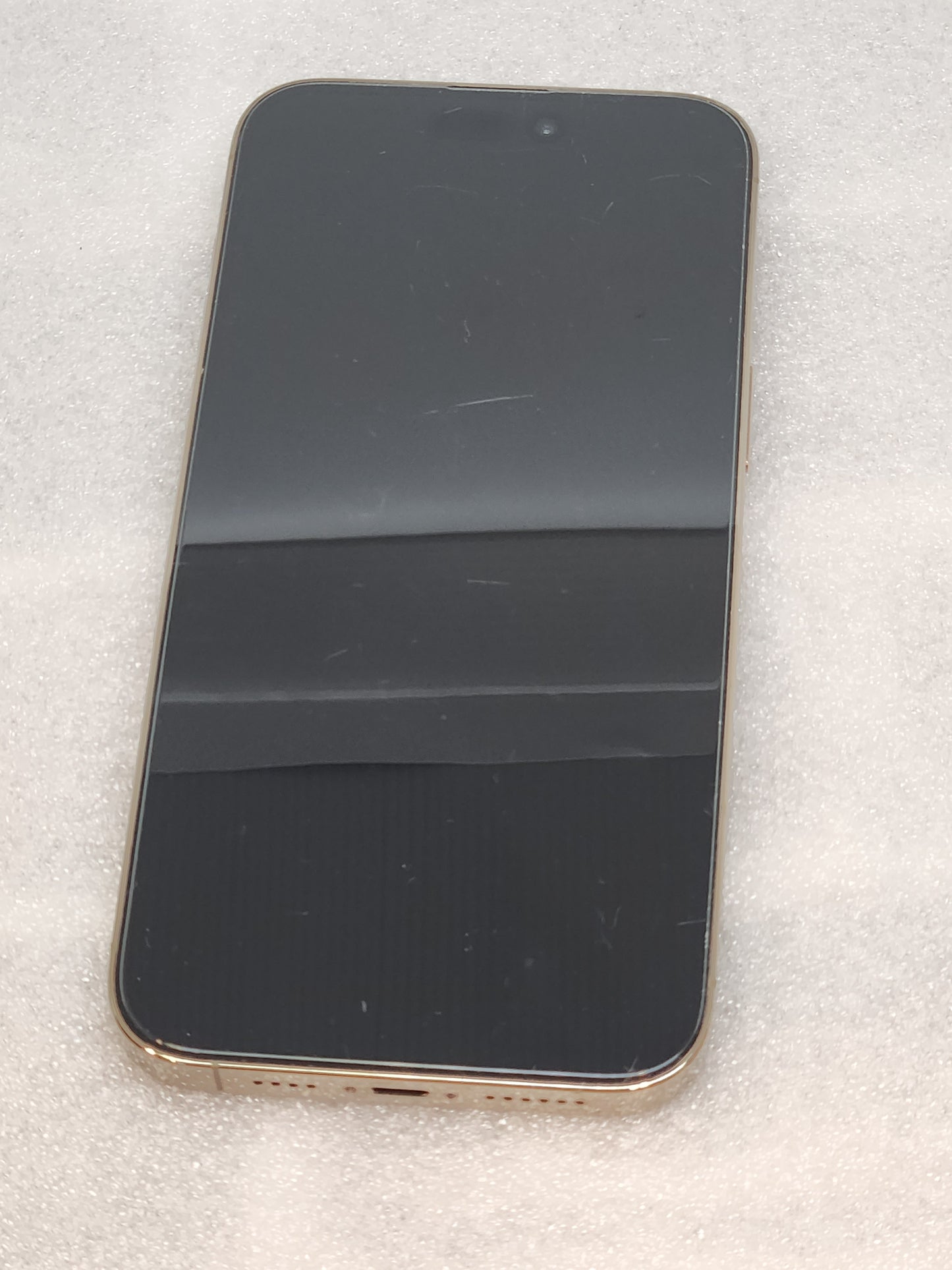 Pre-owned iPhone 14 pro max unlocked 256gb gold color good condition 88% battery