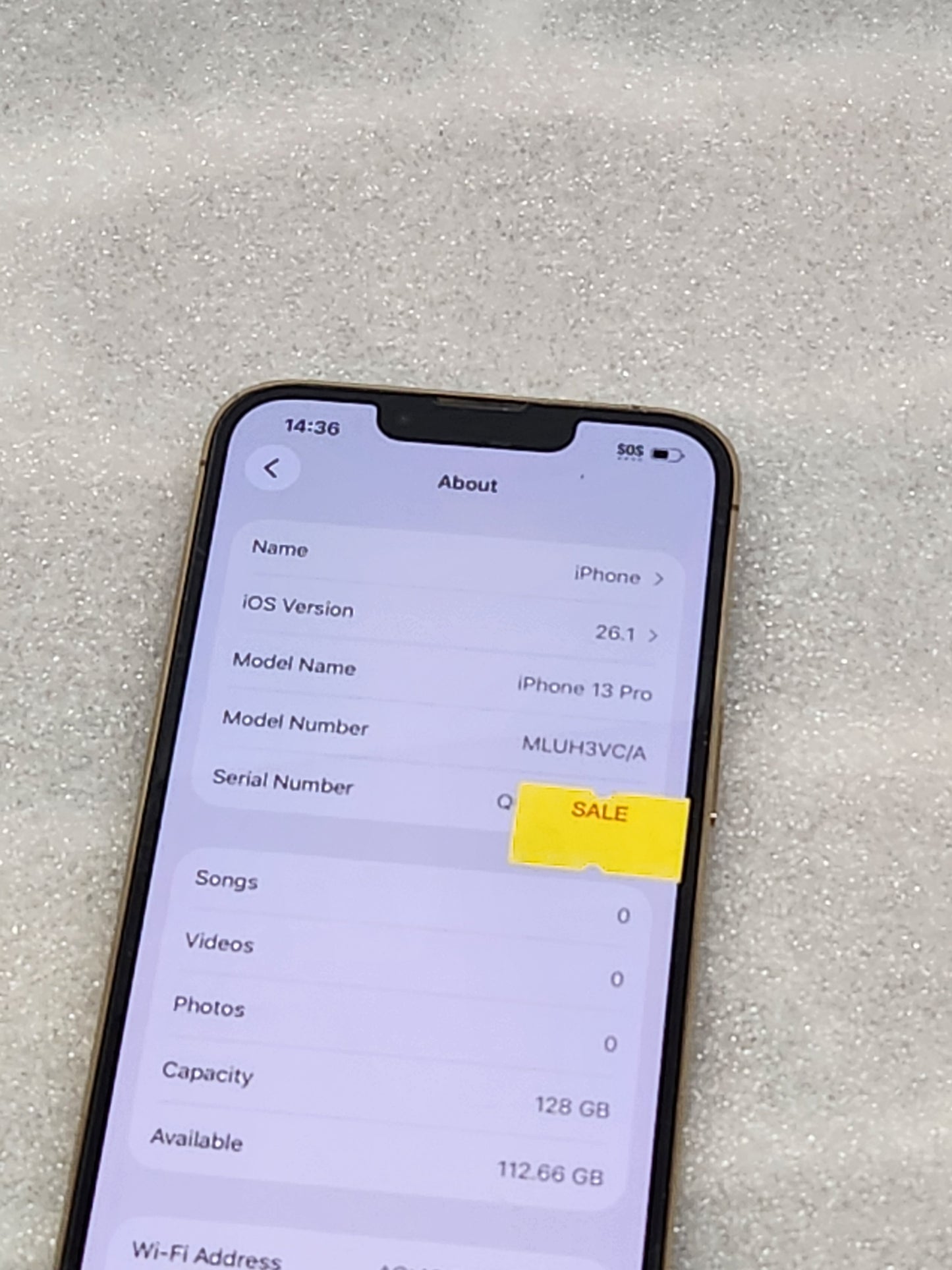 used iphone 13 pro unlocked 128gb  Fair condition 7/10